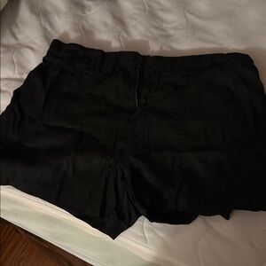 Casual Black Cargo Shorts for Women
